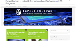 Desktop Screenshot of expertfortran.com