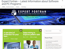 Tablet Screenshot of expertfortran.com